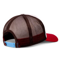 Coastal HFT Summer Sea Sand Trucker Cap Stone/Red