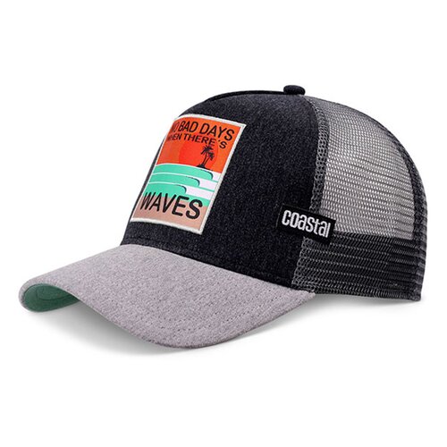 Coastal HFT No Bad Days Trucker Cap Black/Grey