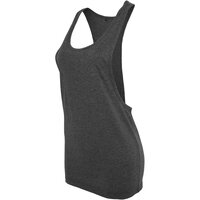 Build your Brand Ladies Loose Tank charcoal L