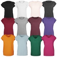 Build your Brand Ladies Extended Shoulder Tee