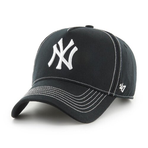 47 Brand Cap MLB New York Yankees Contrast Stitch ?47 MVP DT Black (BK)