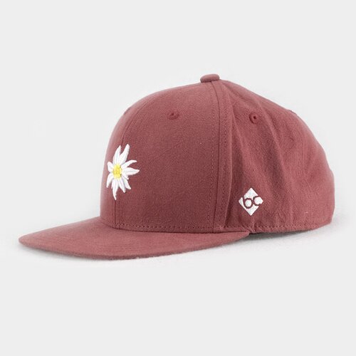 Bavarian Caps Edelwei Leinen Snapback One Size karminrot