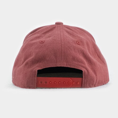 Bavarian Caps Edelwei Leinen Snapback One Size karminrot