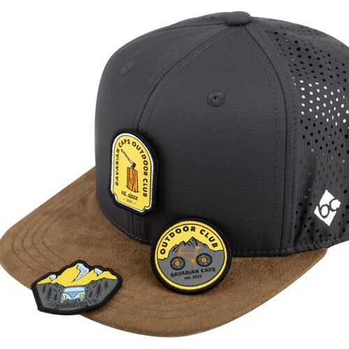 Bavarian Caps BC Outdoor Club Snapback Cap One Size dunkelgrau