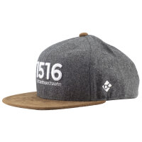 Bavarian Caps 1516 Flanell Snapback Cap One Size grau