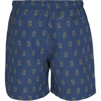 Urban Classics Pineapple Swim Shorts vintageblue 4XL