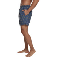 Urban Classics Pineapple Swim Shorts vintageblue 4XL