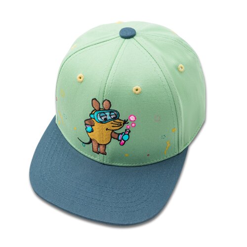 koaa Maus Chemiker Snapback Cap green 3-8 Jahre