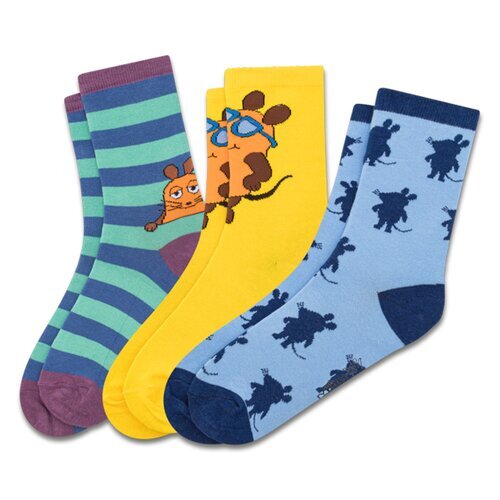 koaa Die Maus Socks 3er-Pack Box Set multicolor 35 - 40 EU