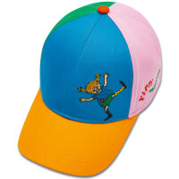 koaa Pippi Langstrumpf "Color Block" Kunterbunt Basecap blue/red/green 1-3 Jahre