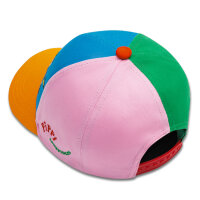 koaa Pippi Langstrumpf "Color Block" Kunterbunt Basecap blue/red/green 1-3 Jahre