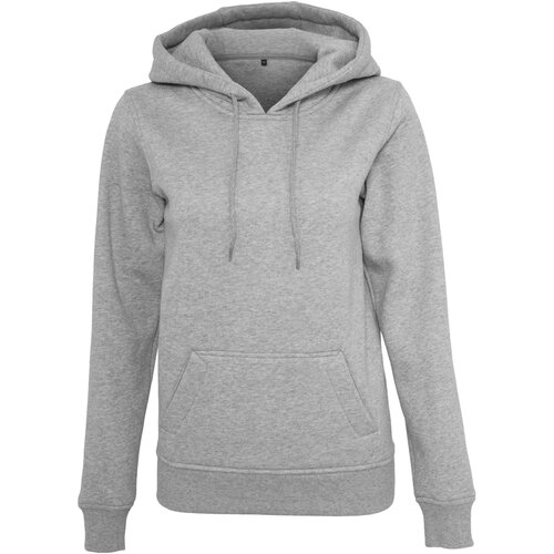 Build your Brand Ladies Heavy Hoody heather grey XS