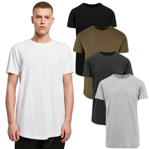 Build your Brand Shaped Long Tee