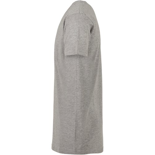 Build your Brand Shaped Long Tee heather grey XXL