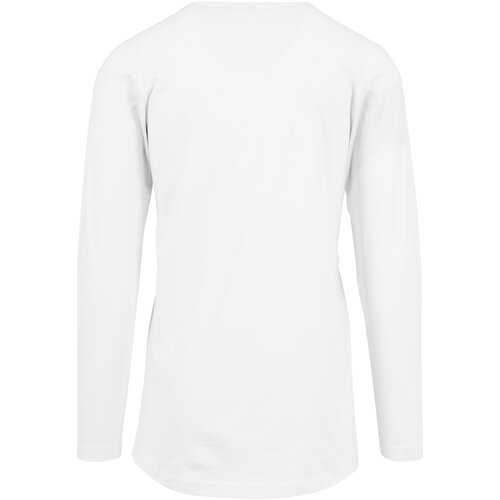 Build your Brand Long Shaped Longsleeve white XL