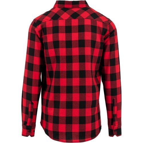 Build your Brand Checked Flanell Shirt blk/red L