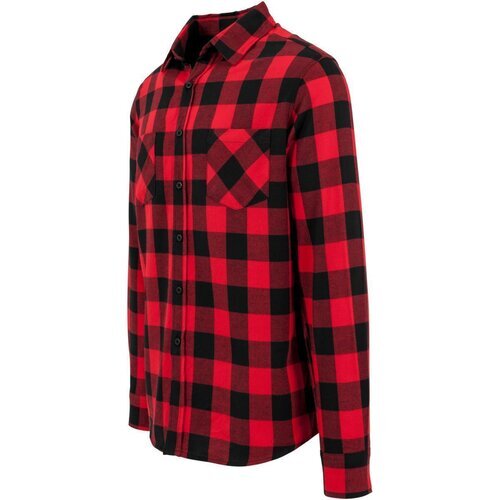 Build your Brand Checked Flanell Shirt blk/red L