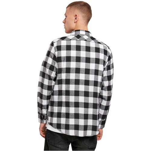 Build your Brand Checked Flanell Shirt blk/wht XXL