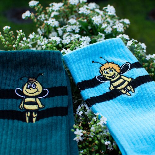 Bavarian Caps Sportsocken Biene Maja bunt 36-40