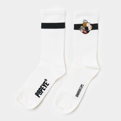 Bavarian Caps Sportsocken Popeye wei 41-46