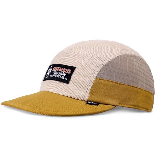 Djinns 5 Panel Cap Soft FC Sunday Coffee Cord Khaki Creme