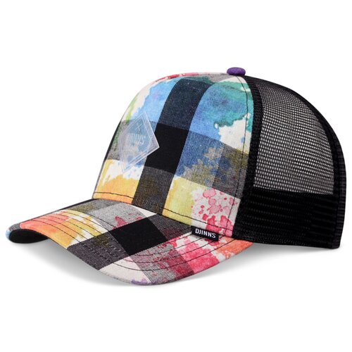 Djinns HFT Cap Dirty Check Trucker Black/Multi