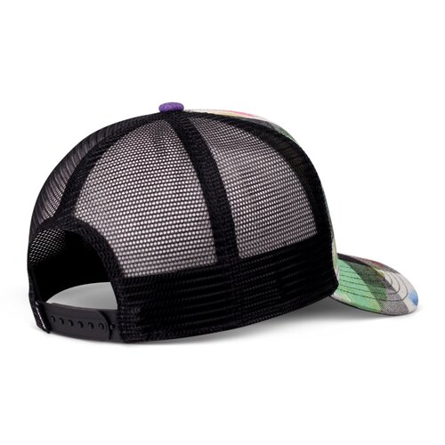 Djinns HFT Cap Dirty Check Trucker Black/Multi