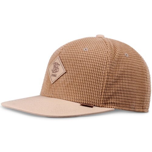 Djinns 6 Panel Snapback Waffle Cord Beige