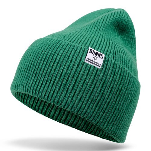 Djinns Basic Beanie Wooly Knit Kelly Green