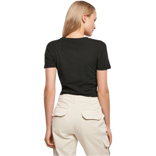 Build your Brand Ladies Cropped Tee black L