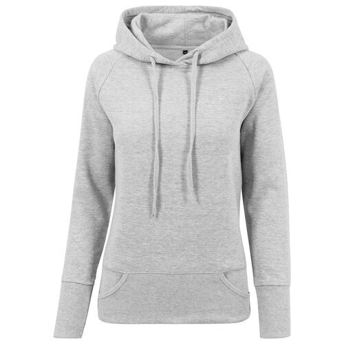 Build your Brand Ladies Cuff Pockets Hoody grey XS