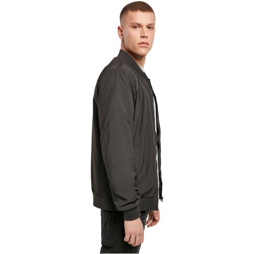 Build your Brand Nylon Bomber Jacket black S