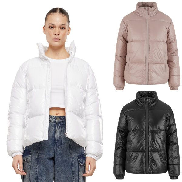 Urban Classics Ladies Recycled Short Shiny Puffer Jacket