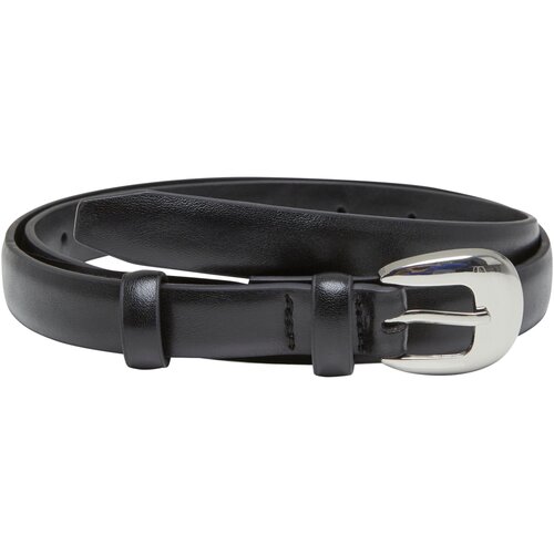 Urban Classics Chunky Buckle Slim Belt black/silver S/M