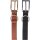 Urban Classics Slim Synthetic Velour Leather Belt 2-Pack