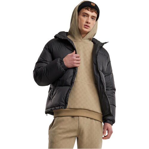 Urban Classics Basic Puffer Jacket With Hood black 3XL