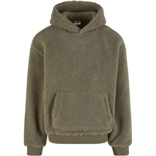 Urban Classics Oversized Teddy Hoody palegreen XXL