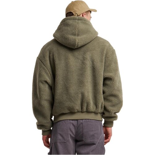 Urban Classics Oversized Teddy Hoody palegreen XXL