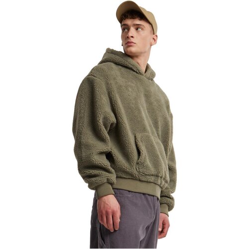 Urban Classics Oversized Teddy Hoody palegreen XXL