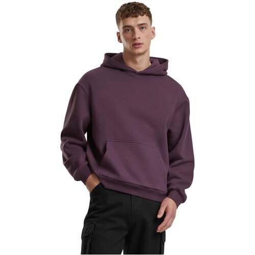 Urban Classics Fluffy Hoody plumpurple XS