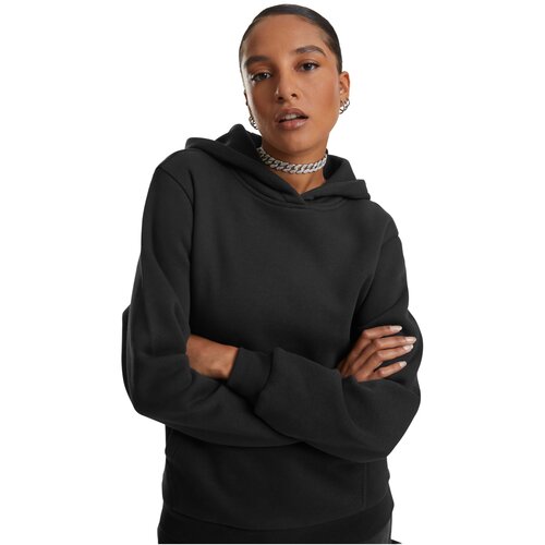 Urban Classics Ladies Fluffy Hoody black 3XL