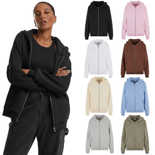 Urban Classics Ladies Fluffy Zip Hoody