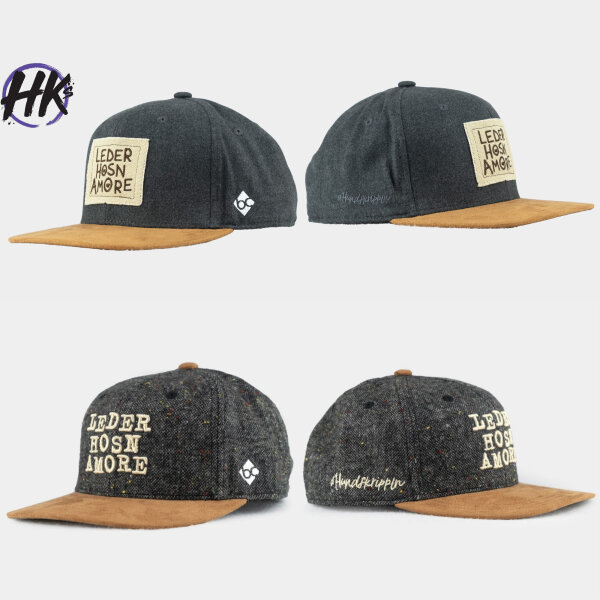 Bavarian Caps "d´Hundskrippln: Lederhosnamore" - Snapback Cap