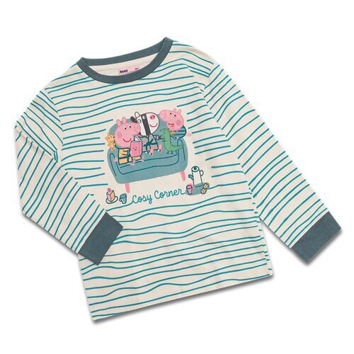 koaa Peppa Wutz ?Cozy Corner? Longsleeve green/beige 86