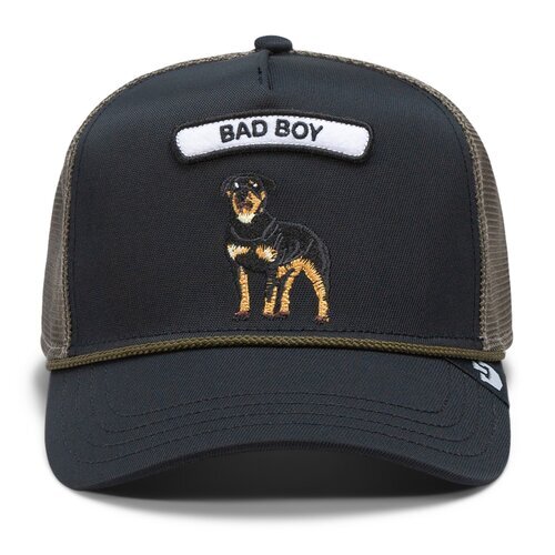 Goorin Bros. Bad Boy Trucker Cap Black THE ROCKER - RELAXED GB2