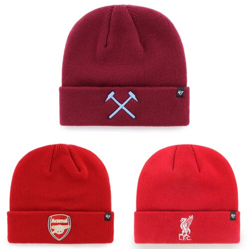 47 Brand Kids Beanie EPL Liverpool FC West Ham Arsenal Raised 47 CUFF KNIT