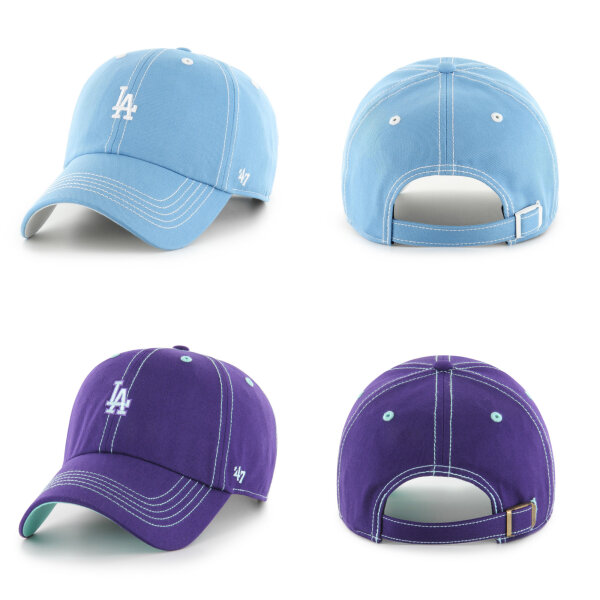 47 Brand Cap MLB LA Dodgers Contrast Stitch BR 47 Clean Up