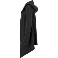 Urban Classics Long Hooded Open Edge Cardigan charcoal L