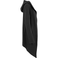 Urban Classics Long Hooded Open Edge Cardigan charcoal L