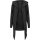 Urban Classics Long Hooded Open Edge Cardigan charcoal L
